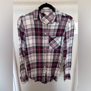 plaid button down shirts size xsmall